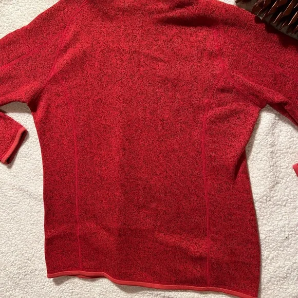 Patagonia 1/4 zip Better Sweater in Red - Picture 9 of 12